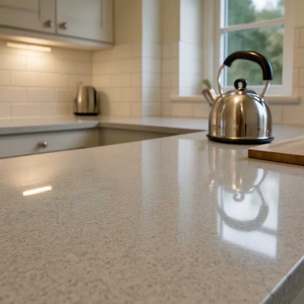 countertop shine restoration finished result Chester