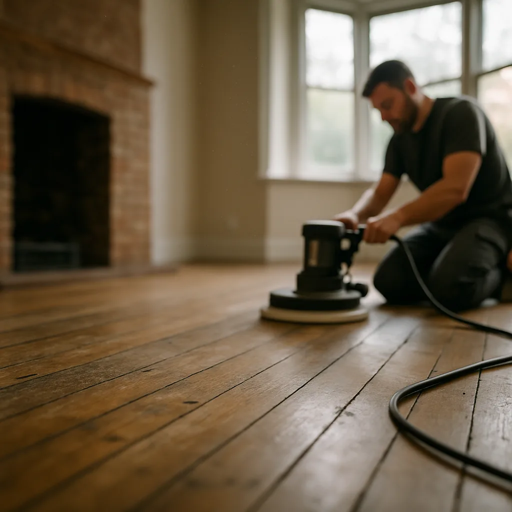 floor polishing hardwood restoration Chester