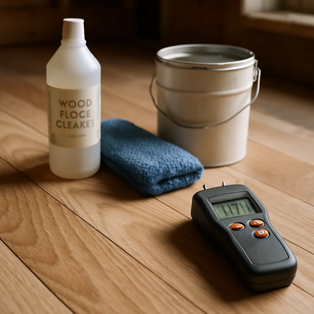 hardwood floor care tools materials Chester