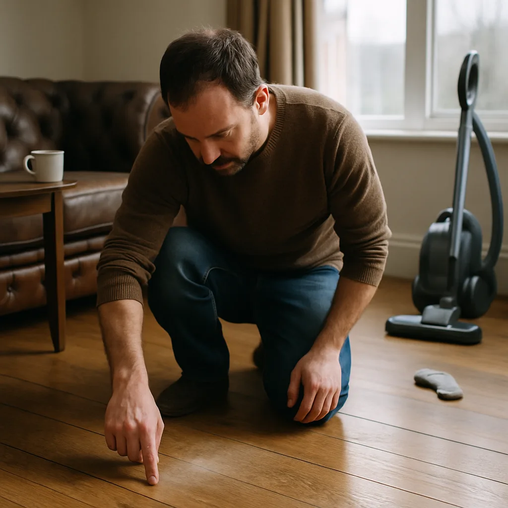 worn wooden floor finish inspection Chester