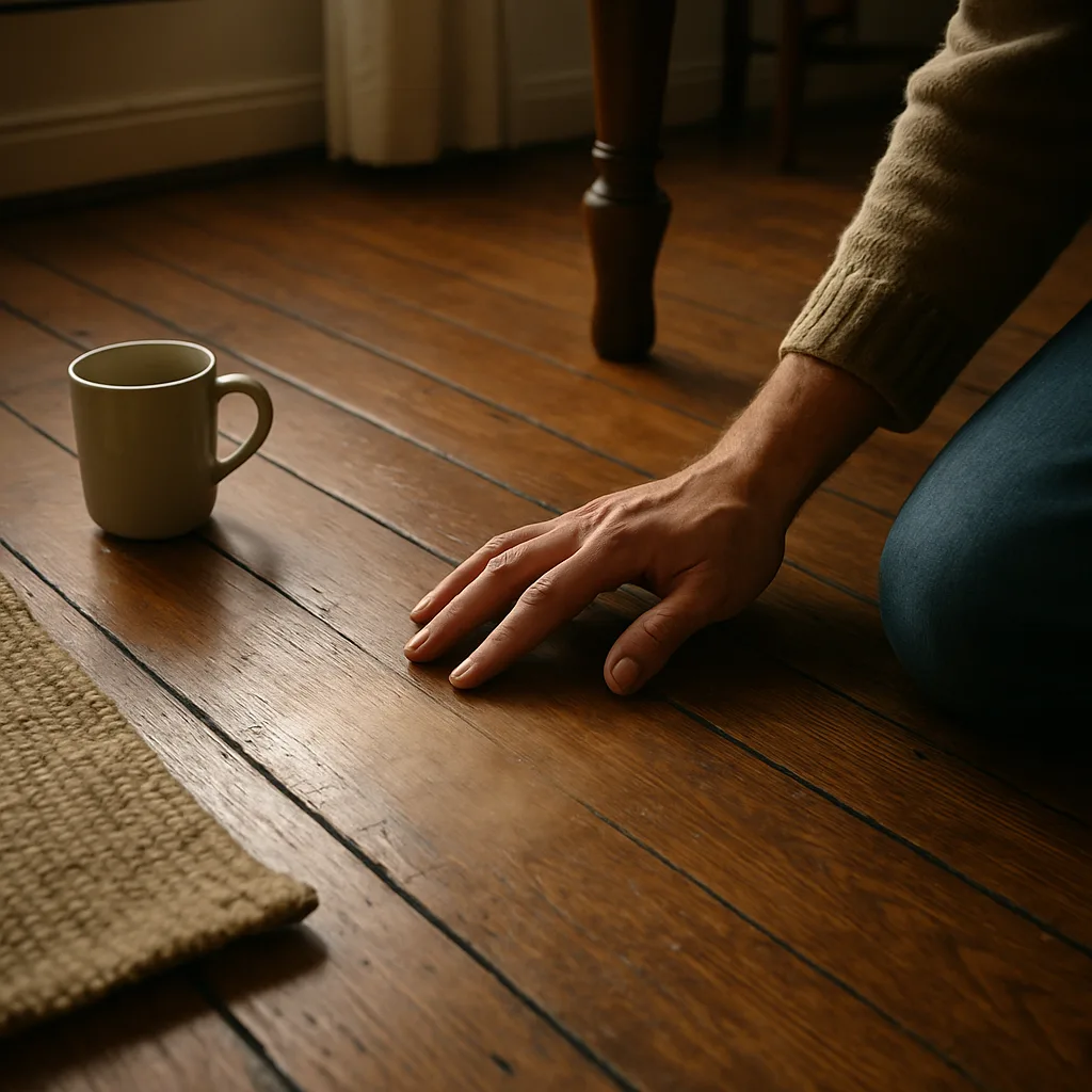 wax buildup dull hardwood floor Chester