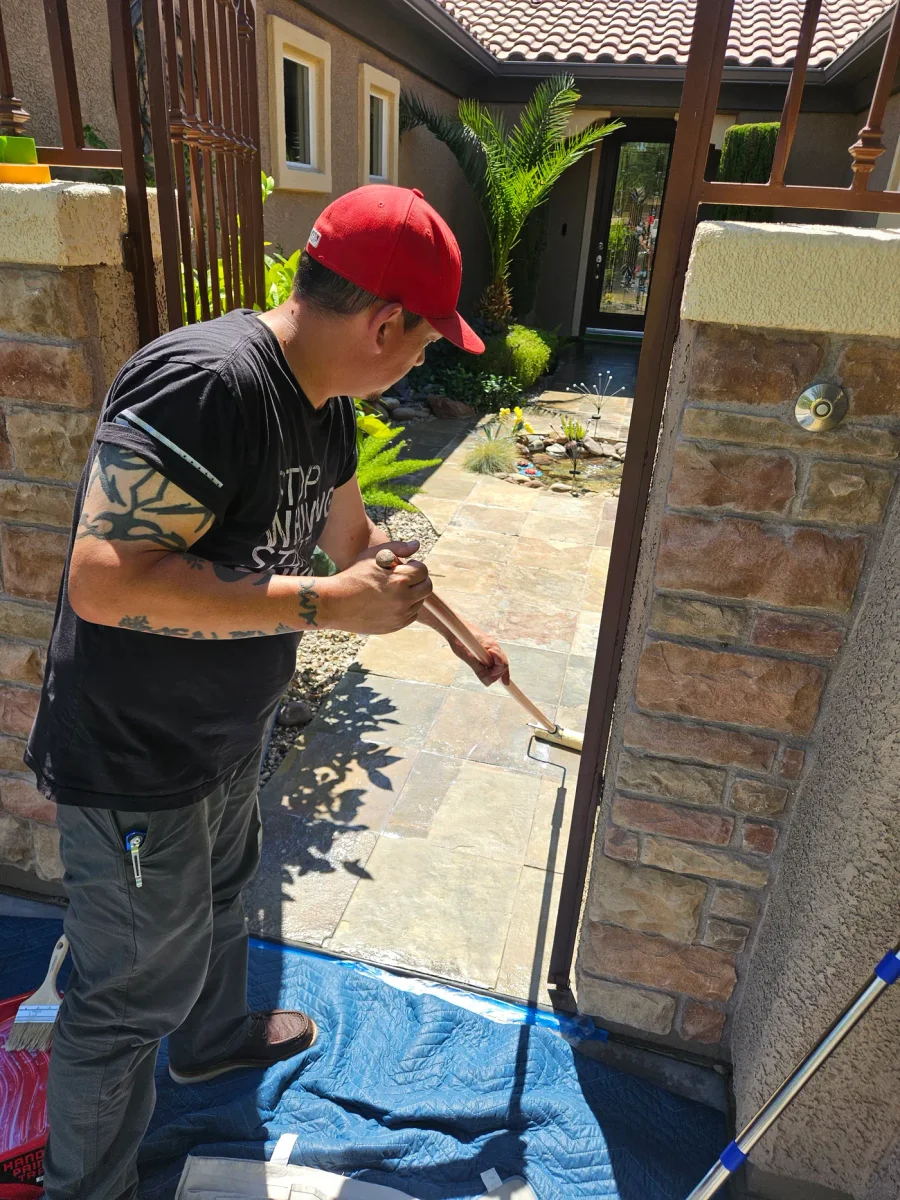 Thorough cleaning completed before any protective sealer is applied